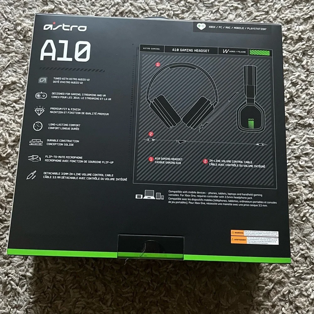 NEW Astro A10 Headphones / Headset - Gaming